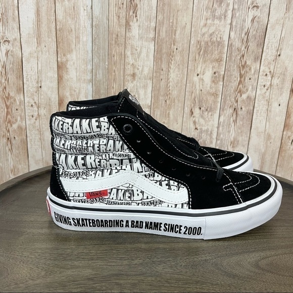 Vans X Baker Sk8-Hi Pro High Top Sneaker Size 8 Women - Picture 3 of 10